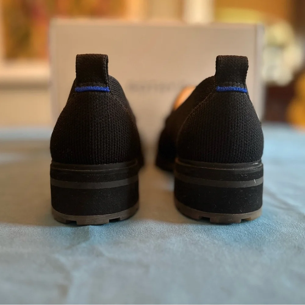 Rothy’s The Lug Loafer in Black - Picture 7 of 8